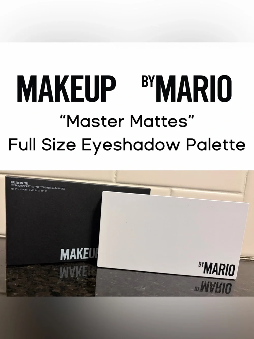 Makeup by Mario “Master Mattes” Full Size Eyeshadow Palette (New in Box)